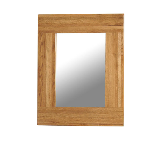 Gracie Oaks Rectangle Wood Wall Mirror & Reviews Wayfair.co.uk